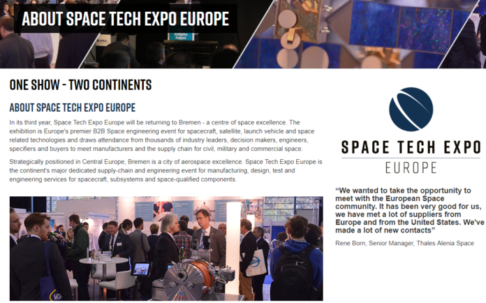 OCE to announce exciting new products at Space Tech Expo 2019