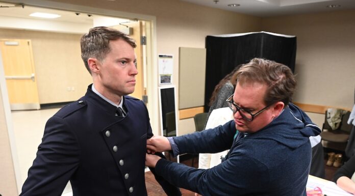 USSF completes service dress uniform fit tests