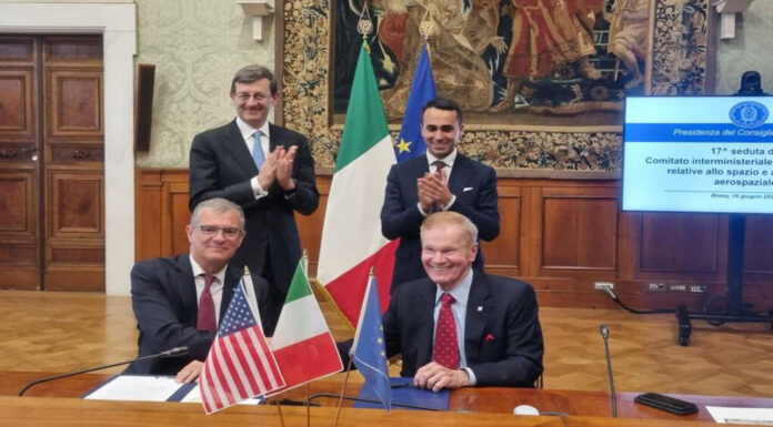 ARTEMIS MISSION: SIGNED AGREEMENT BETWEEN ASI AND NASA