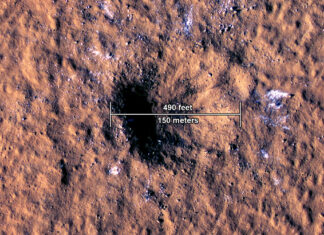 NASA's InSight Lander Discovers Impressive Meteoroid Collision on Mars