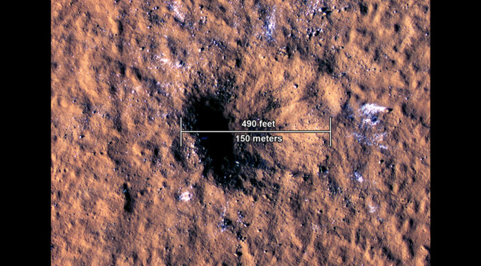 NASA's InSight Lander Discovers Impressive Meteoroid Collision on Mars