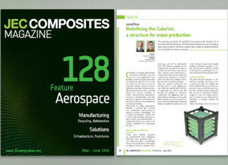 Our carbon fibre-reinforced plastic CubeSat is featured in JEC Composites Magazine