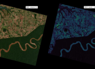 Rivers in the tropical forest observed by PRISMA