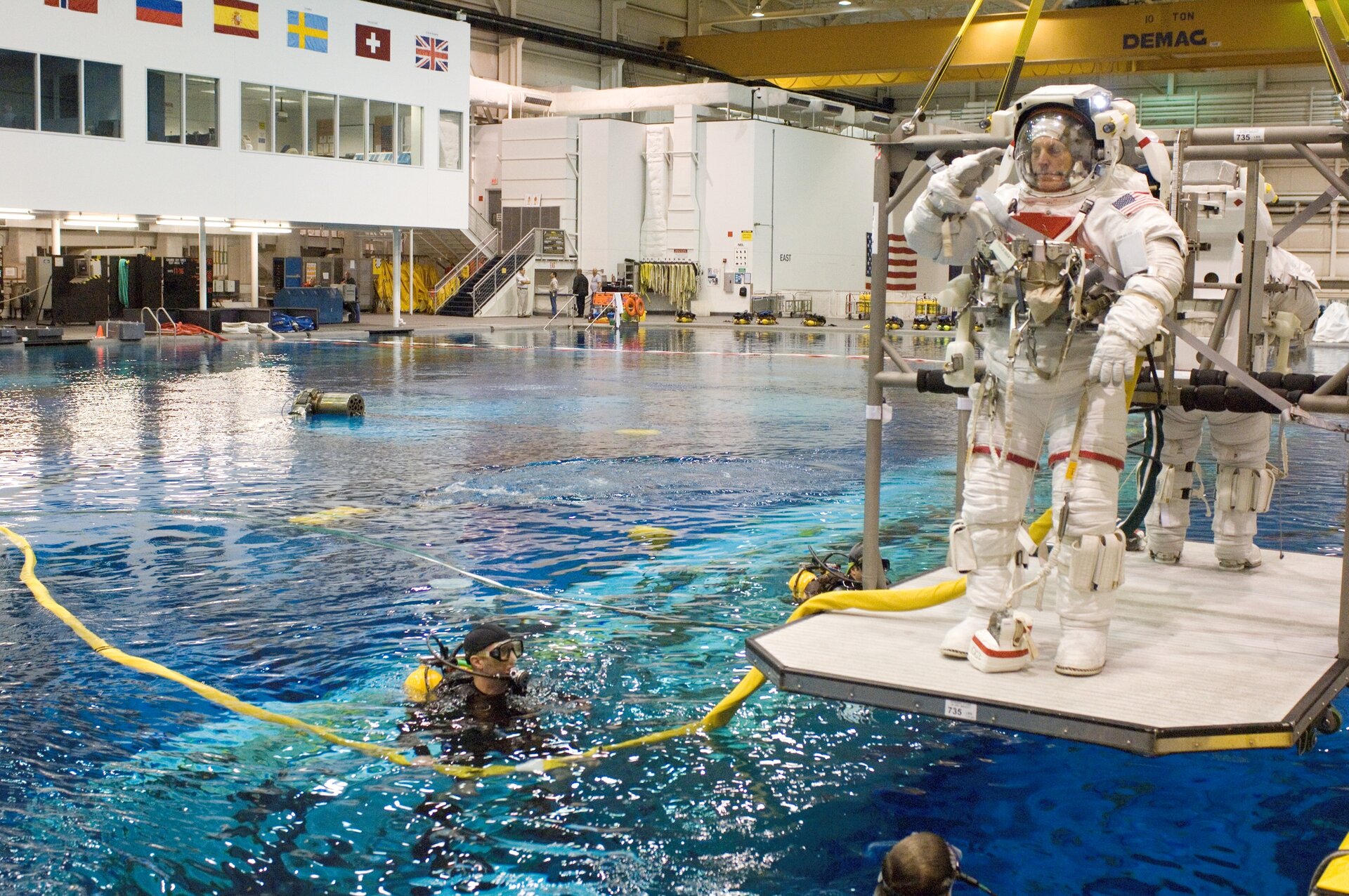 Preparazione in piscina
