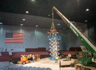 Benefield Anechoic Facility tests first space satellite in decades