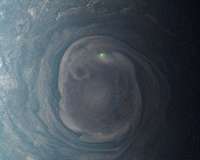 Juno Captures Lightning Bolts Above the North Pole of Jupiter Juno Captures Lightning Bolts Above the North Pole of Jupiter