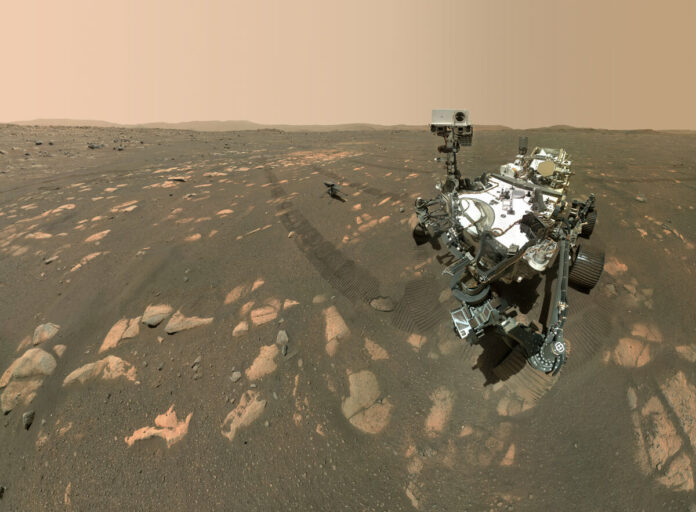 LEGO Models of NASA Mars Rover and Helicopter Land in Living Rooms for NASA Mars Exploration