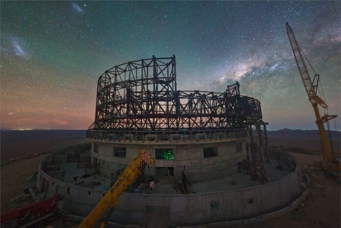 ESO's Half Completed Extremely Large Telescope