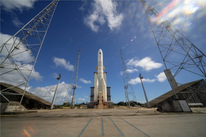 First Glimpse of Ariane 6 on Launchpad