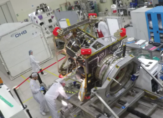 Hera Propulsion Module leak test – time-lapse