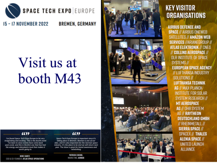 OCE at Space Tech Expo 2022 - O.C.E. Technology
