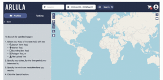 Navigating the Archive Imagery Search Platform - Arlula