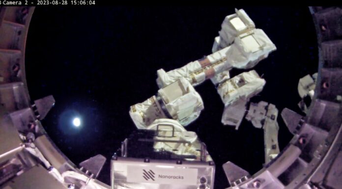 Successful Installation of Gambit Payload on the Bishop Airlock