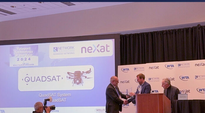 Quadsat wins World Teleport Association’s Teleport Technology of the Year Award - Quadsat