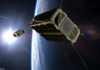 A fall of CubeSats