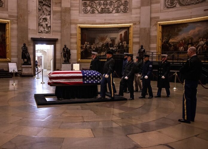 USSF Honor Guard supports its first state funeral